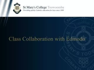 Class Collaboration with Edmodo