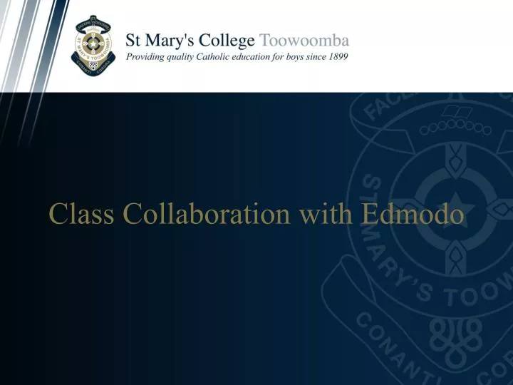 class collaboration with edmodo