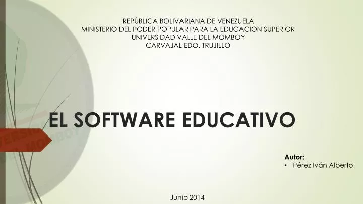 el software educativo