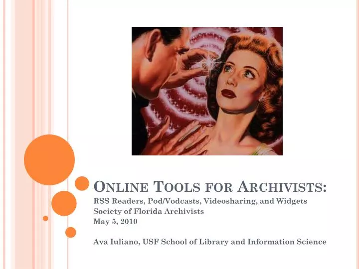 online tools for archivists