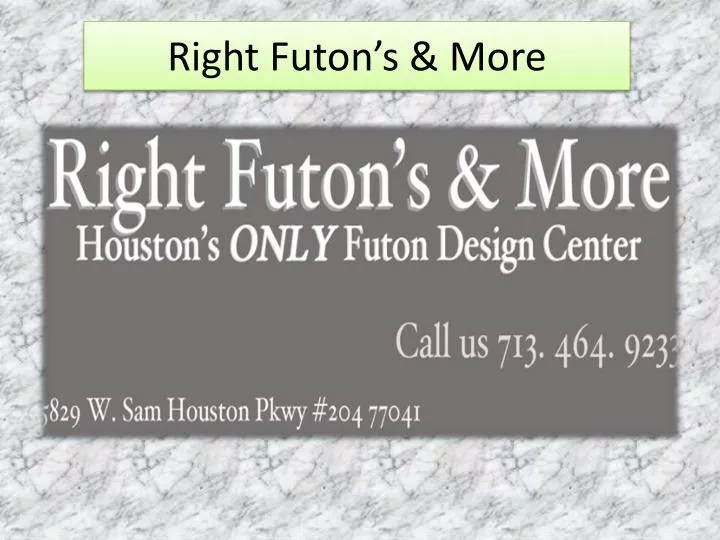 right futon s more