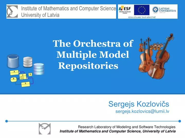 the orchestra of multiple model repositories