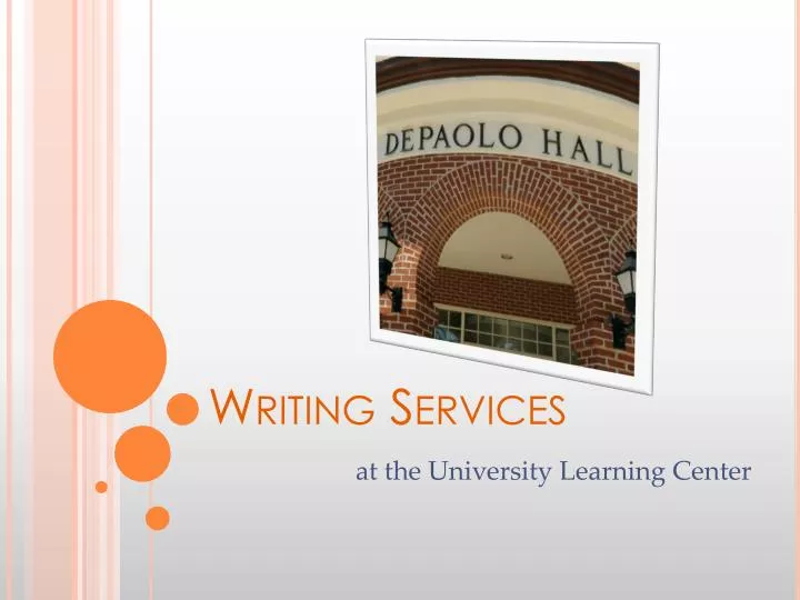 writing services