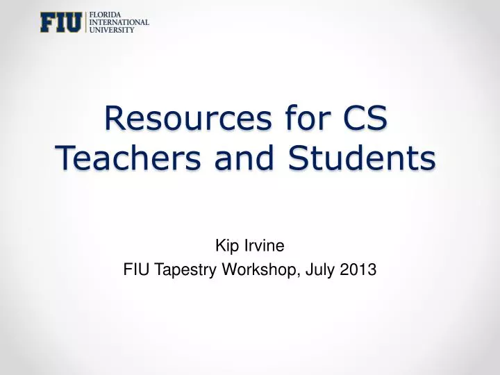 resources for cs teachers and students