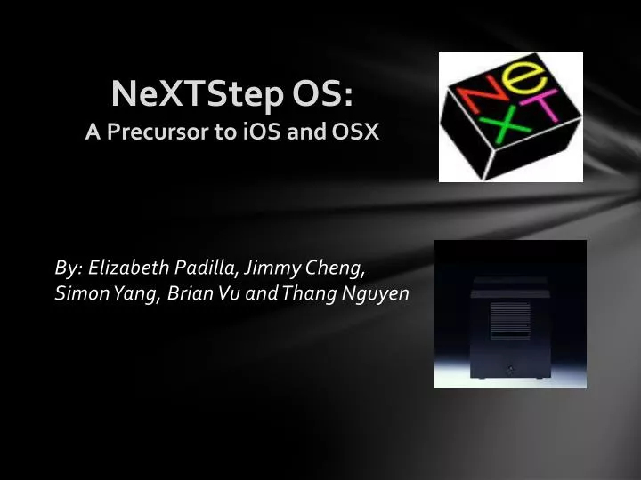 nextstep os a precursor to ios and osx