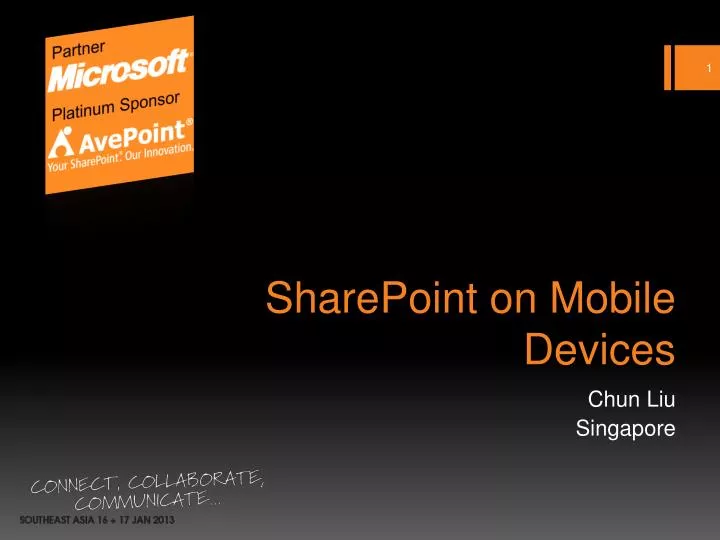 sharepoint on mobile devices