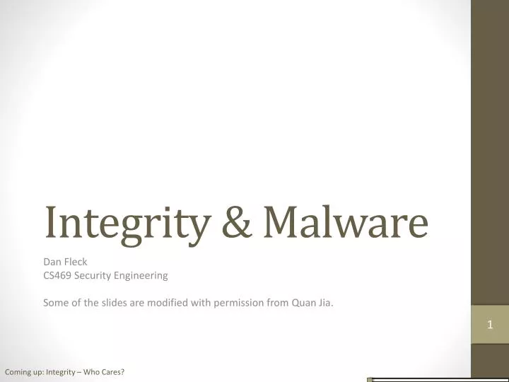 integrity malware
