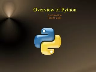 Overview of Python