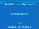 Online Weapon Store Project: Melee and Firearm Management System - slide 1