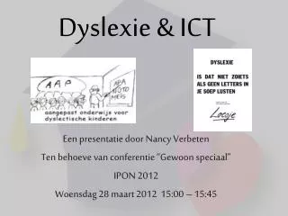 Dyslexie &amp; ICT
