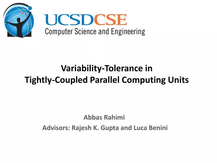 variability tolerance in tightly coupled parallel computing units