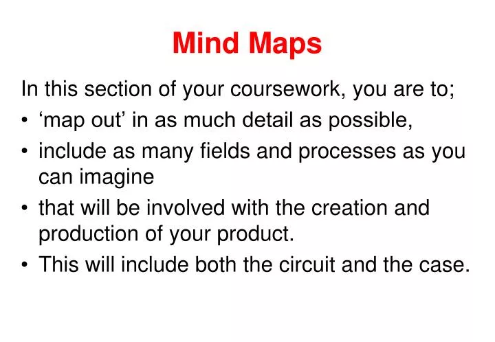 mind maps