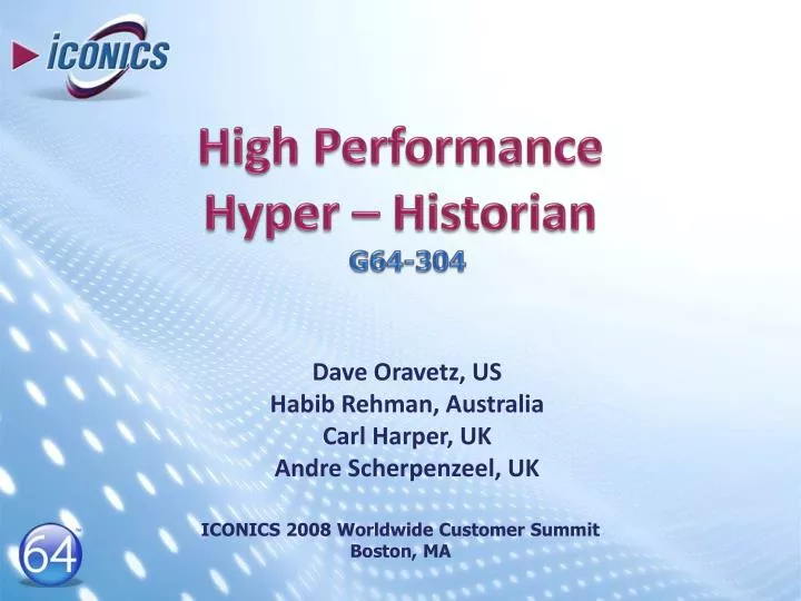high performance hyper historian