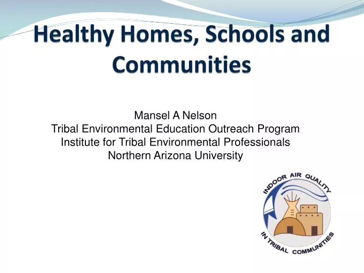 healthy homes schools and communities