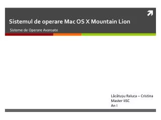 sistemul de operare mac os x mountain lion
