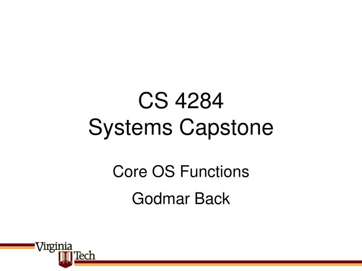 cs 4284 systems capstone
