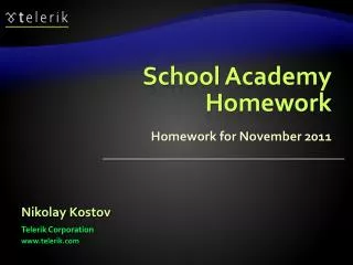 School Academy Homework