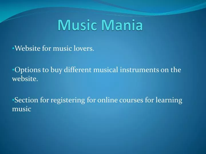 music mania