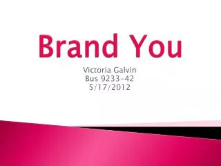 Brand You