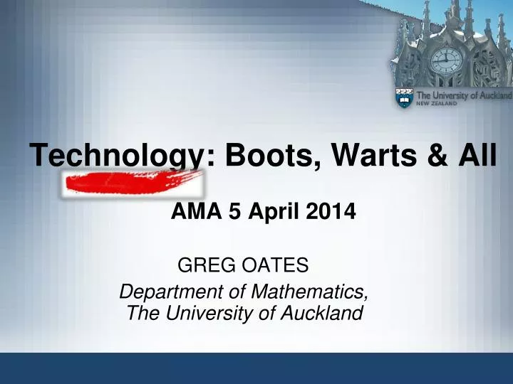 technology boots warts all ama 5 april 2014