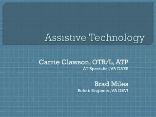 Assistive Technology