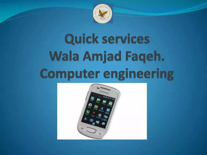 quick services wala amjad faqeh computer engineering