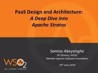 PaaS Design and Architecture: A Deep Dive into Apache Stratos