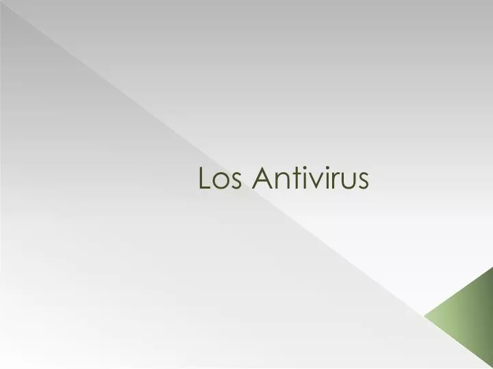 los antivirus