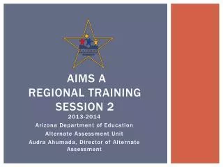 AIMS A Regional Training Session 2