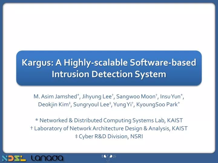 kargus a highly scalable software based intrusion detection system