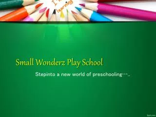 Small Wonderz Play School