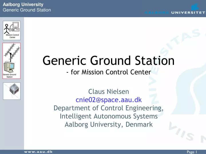 generic ground station for mission control center