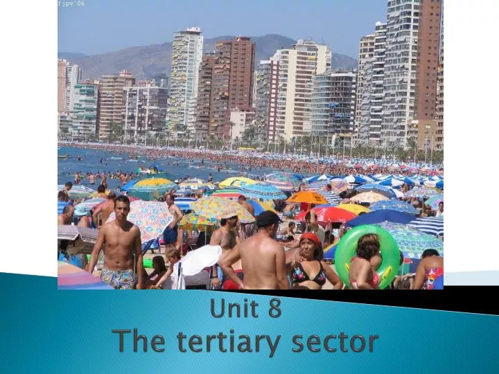 unit 8 the tertiary sector