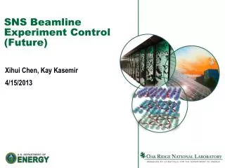 SNS Beamline Experiment Control (Future)