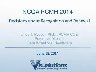 NCQA PCMH 2014