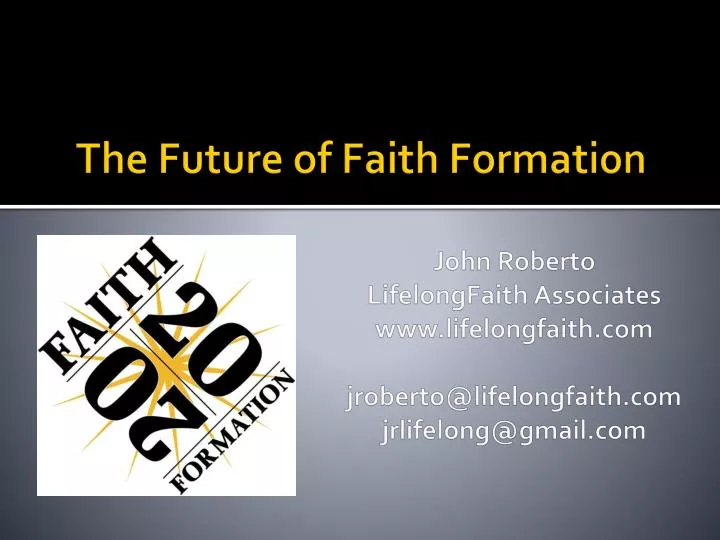 the future of faith formation