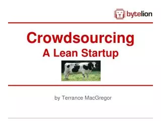 Crowdsourcing A Lean Startup
