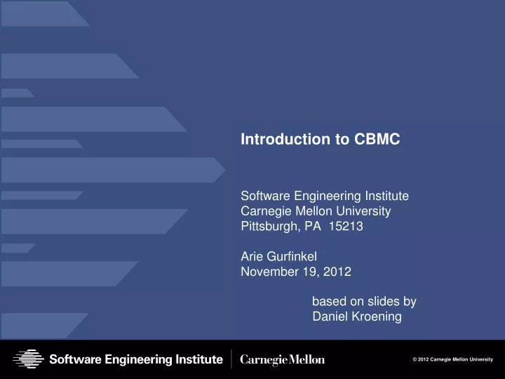 introduction to cbmc