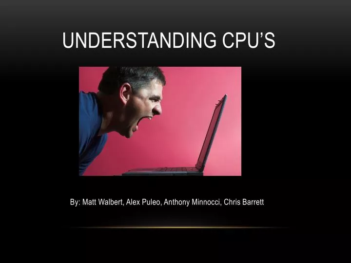 understanding cpu s