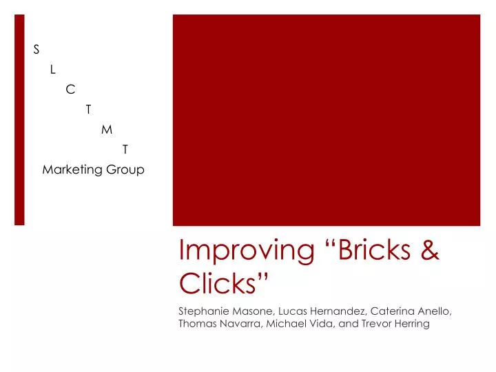 improving bricks clicks