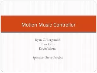 motion music controller