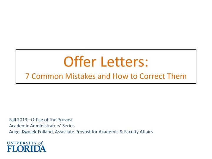 offer letters 7 common mistakes and how to correct them