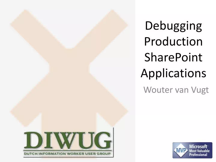 debugging production sharepoint applications