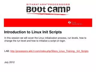 Introduction to Linux Init Scripts