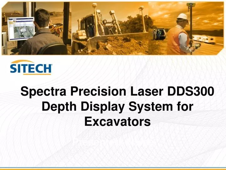 spectra precision laser dds300 depth display system for excavators