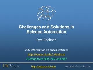 Challenges and Solutions in Science Automation