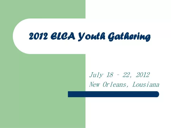2012 elca youth gathering
