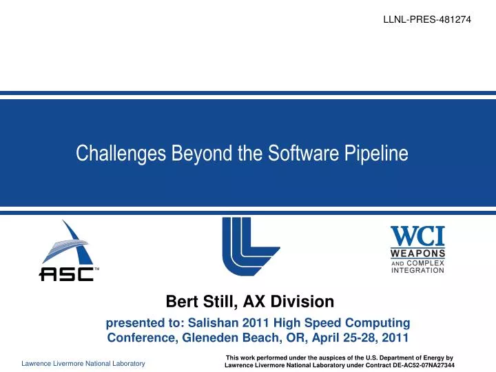 challenges beyond the software pipeline