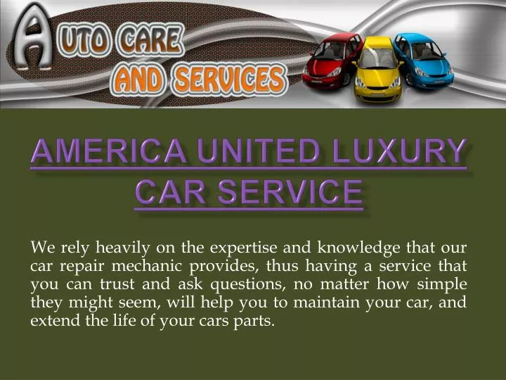 america united luxury car service