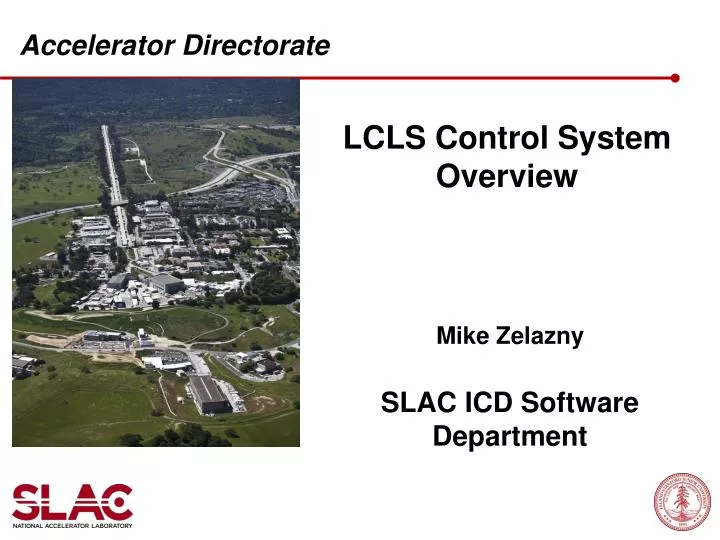 lcls control system overview